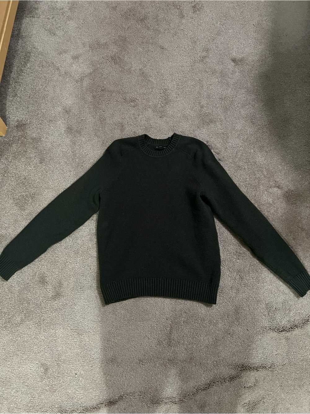 Banana republic crew neck sweater forest green cotton blend